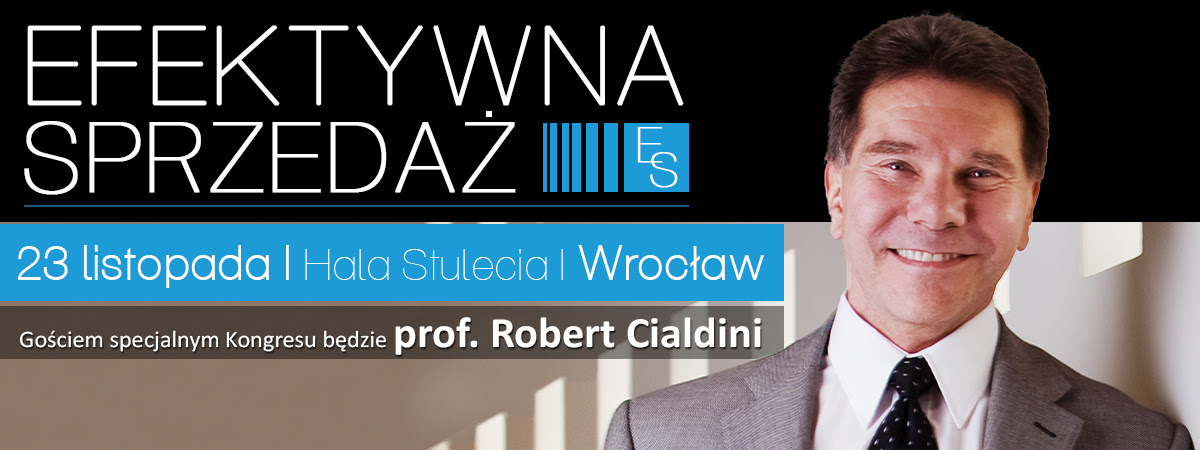 Wykład prof. Cialdiniego  Efektywna sprzedaż w nowej perspektywie był oparty na jego ogromnym doświadczeniu praktycznym oraz wieloletnich badaniach akademickich. Po raz pierwszy zaprezentowane zostały także koncepcje zawarte w niewydanej jeszcze wówczas w Polsce książce 